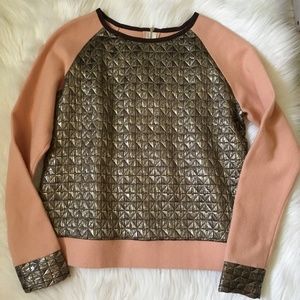 NEW koshka mashka paris metallic sweatshirt